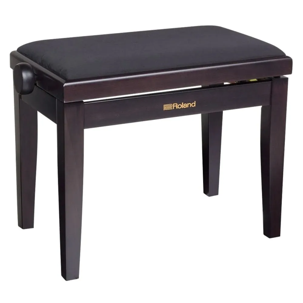 Roland RPB-220RW Adjustable Piano Bench in Rosewood with Velour Top