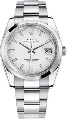Rolex - Date 34mm Domed Bezel - Oyster Bracelet