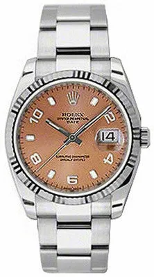 Rolex - Date 34mm Fluted Bezel - Oyster Bracelet
