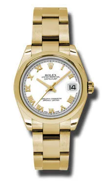 Rolex - Datejust 31mm - Gold President Yellow Gold - Domed Bezel - Oyster Bracelet