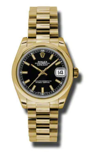 Rolex - Datejust 31mm - Gold President Yellow Gold - Domed Bezel