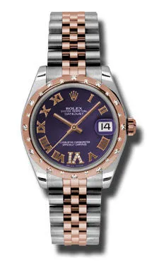 Rolex - Datejust 31mm - Steel and Pink Gold - 24 Diamond Bezel