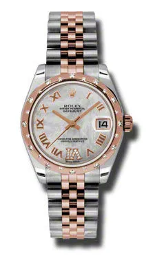 Rolex - Datejust 31mm - Steel and Pink Gold - 24 Diamond Bezel