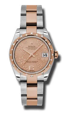 Rolex - Datejust 31mm - Steel and Pink Gold - 24 Diamond Bezel