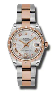 Rolex - Datejust 31mm - Steel and Pink Gold - 24 Diamond Bezel