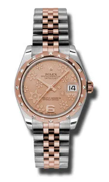 Rolex - Datejust 31mm - Steel and Pink Gold - 24 Diamond Bezel
