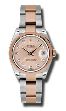 Rolex - Datejust 31mm - Steel and Pink Gold - Domed Bezel