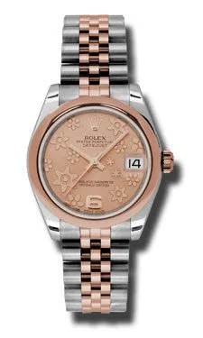Rolex - Datejust 31mm - Steel and Pink Gold - Domed Bezel