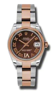 Rolex - Datejust 31mm - Steel and Pink Gold - Domed Bezel