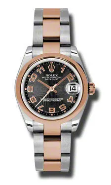Rolex - Datejust 31mm - Steel and Pink Gold - Domed Bezel