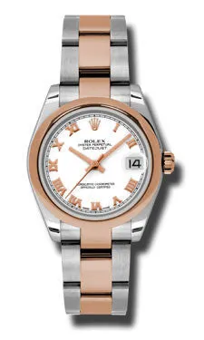 Rolex - Datejust 31mm - Steel and Pink Gold - Domed Bezel