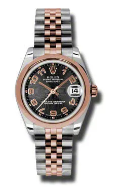 Rolex - Datejust 31mm - Steel and Pink Gold - Domed Bezel