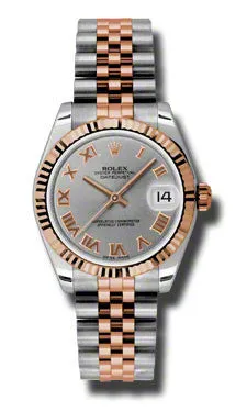 Rolex - Datejust 31mm - Steel and Pink Gold - Fluted Bezel