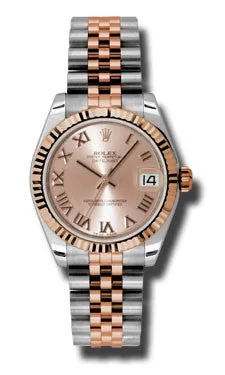 Rolex - Datejust 31mm - Steel and Pink Gold - Fluted Bezel