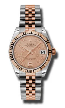 Rolex - Datejust 31mm - Steel and Pink Gold - Fluted Bezel