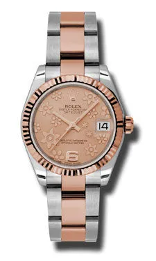 Rolex - Datejust 31mm - Steel and Pink Gold - Fluted Bezel