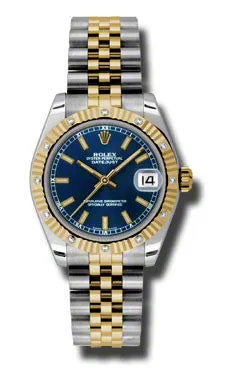 Rolex - Datejust 31mm - Steel and Yellow Gold - 12 Diamond Bezel