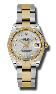Rolex - Datejust 31mm - Steel and Yellow Gold - 24 Diamond Bezel