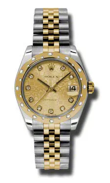 Rolex - Datejust 31mm - Steel and Yellow Gold - 24 Diamond Bezel