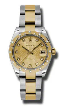 Rolex - Datejust 31mm - Steel and Yellow Gold - 24 Diamond Bezel