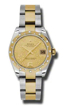 Rolex - Datejust 31mm - Steel and Yellow Gold - 24 Diamond Bezel