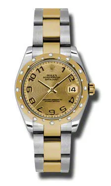 Rolex - Datejust 31mm - Steel and Yellow Gold - 24 Diamond Bezel