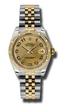 Rolex - Datejust 31mm - Steel and Yellow Gold - 24 Diamond Bezel