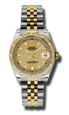Rolex - Datejust 31mm - Steel and Yellow Gold - 24 Diamond Bezel