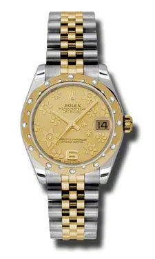 Rolex - Datejust 31mm - Steel and Yellow Gold - 24 Diamond Bezel