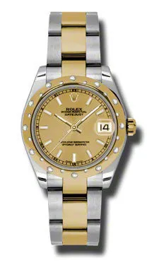 Rolex - Datejust 31mm - Steel and Yellow Gold - 24 Diamond Bezel