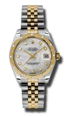 Rolex - Datejust 31mm - Steel and Yellow Gold - 24 Diamond Bezel