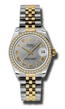 Rolex - Datejust 31mm - Steel and Yellow Gold - 46 Diamond Bezel