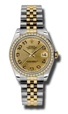 Rolex - Datejust 31mm - Steel and Yellow Gold - 46 Diamond Bezel