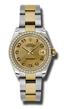Rolex - Datejust 31mm - Steel and Yellow Gold - 46 Diamond Bezel