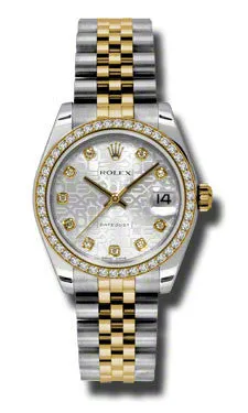 Rolex - Datejust 31mm - Steel and Yellow Gold - 46 Diamond Bezel