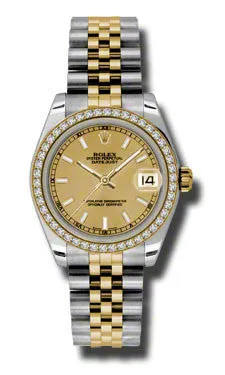 Rolex - Datejust 31mm - Steel and Yellow Gold - 46 Diamond Bezel