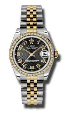 Rolex - Datejust 31mm - Steel and Yellow Gold - 46 Diamond Bezel