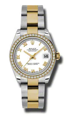 Rolex - Datejust 31mm - Steel and Yellow Gold - 46 Diamond Bezel