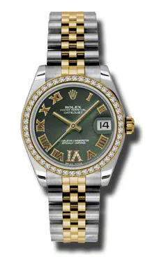 Rolex - Datejust 31mm - Steel and Yellow Gold - 46 Diamond Bezel