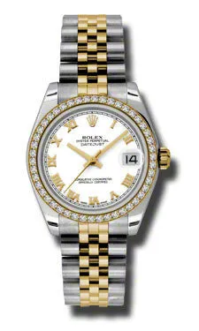Rolex - Datejust 31mm - Steel and Yellow Gold - 46 Diamond Bezel
