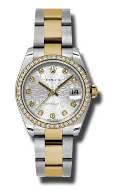 Rolex - Datejust 31mm - Steel and Yellow Gold - 46 Diamond Bezel