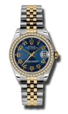 Rolex - Datejust 31mm - Steel and Yellow Gold - 46 Diamond Bezel