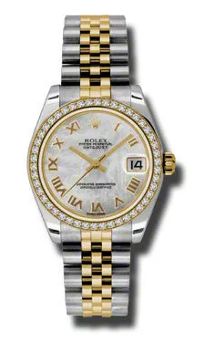 Rolex - Datejust 31mm - Steel and Yellow Gold - 46 Diamond Bezel