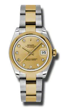 Rolex - Datejust 31mm - Steel and Yellow Gold - Domed Bezel