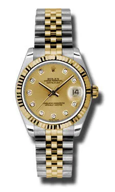 Rolex - Datejust 31mm - Steel and Yellow Gold - Fluted Bezel