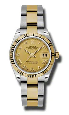 Rolex - Datejust 31mm - Steel and Yellow Gold - Fluted Bezel