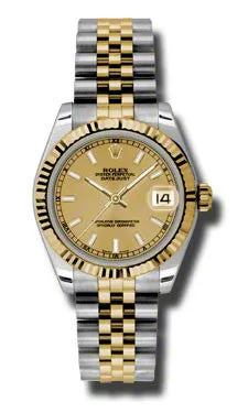 Rolex - Datejust 31mm - Steel and Yellow Gold - Fluted Bezel