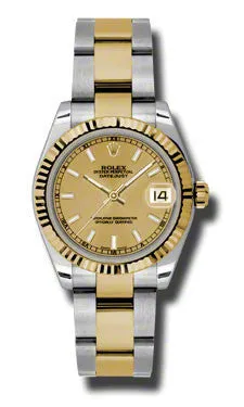Rolex - Datejust 31mm - Steel and Yellow Gold - Fluted Bezel