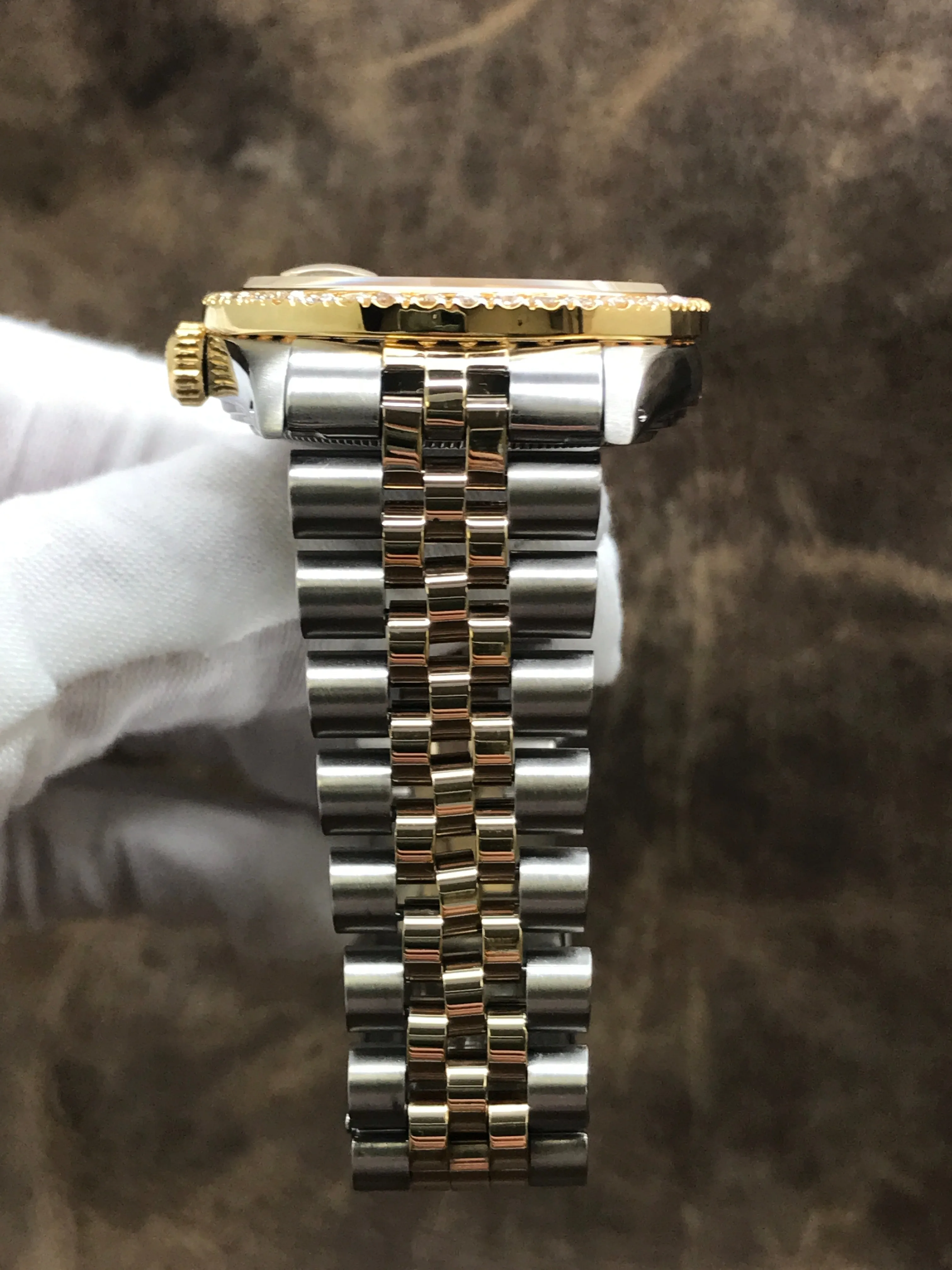 Rolex Datejust 36mm 16013 Custom Diamond Dial Automatic Watch