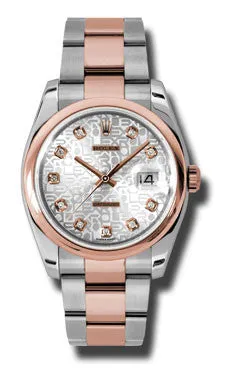 Rolex - Datejust 36mm - Steel and Pink Gold - Domed Bezel
